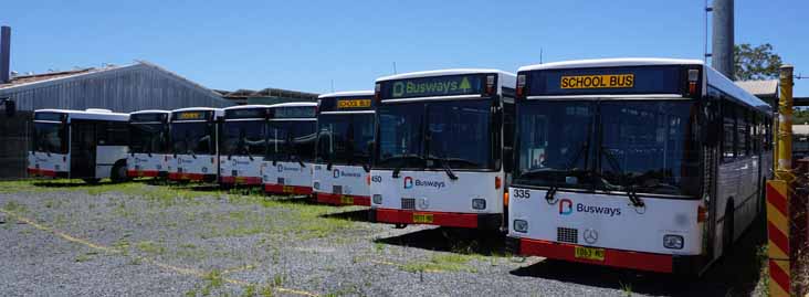 Busways Coffs Harbour Mercedes O405 Custom 335, 450, 336, 333, 349, 331, 342 & 341